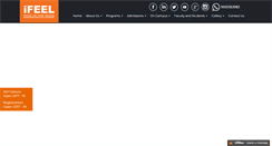 Desktop Screenshot of ifeel.edu.in